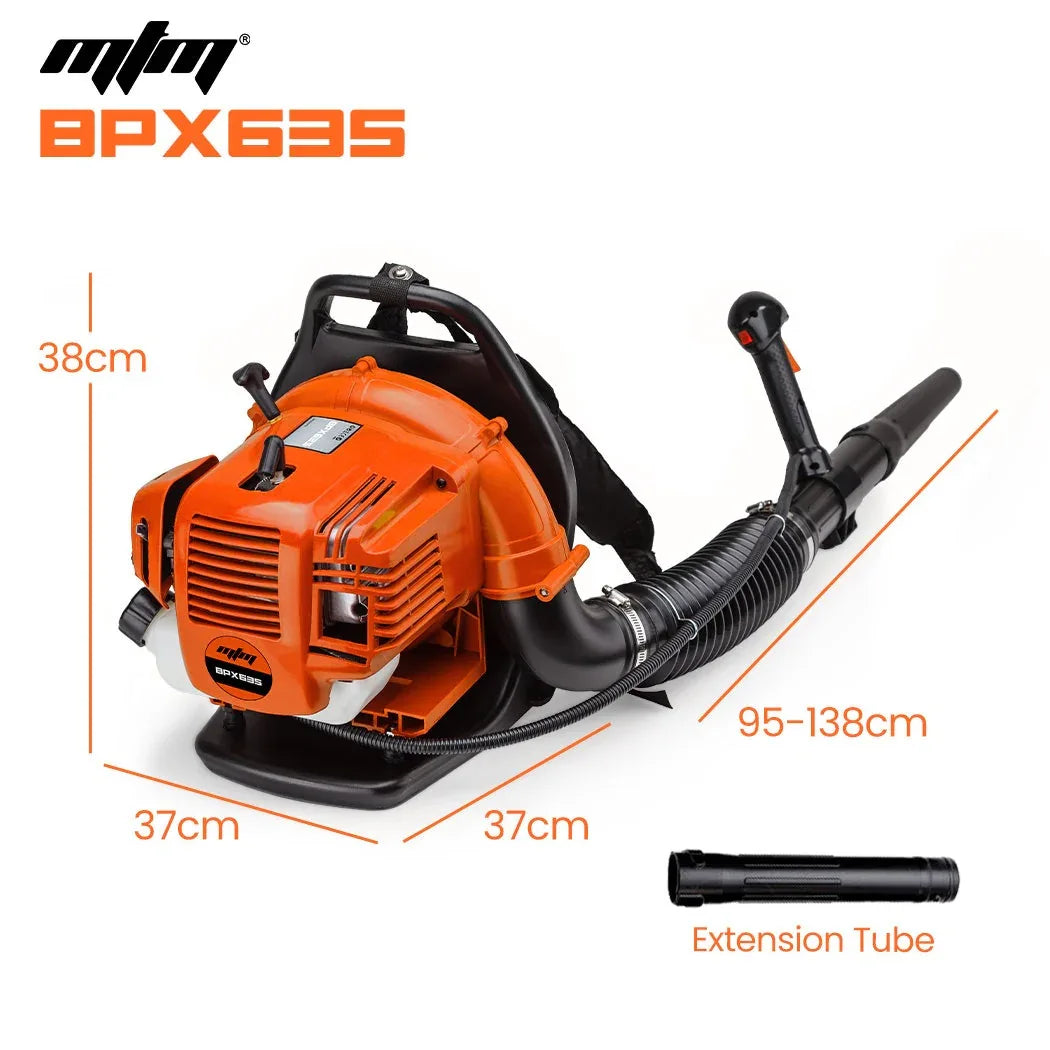 MTM 30CC Backpack Petrol Leaf Blower 2 Stroke Commercial Garden Yard Outdoor - Mekamart Australia