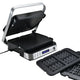 EUROCHEF Smart Multi Contact Grill Sandwich Press Panini Waffle Maker Griddle Stainless Steel - Mekamart Australia