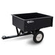 PLANTCRAFT 270kg Capacity Metal Dump Cart Garden Lawn Yard Farm Trolley, Tow Behind Ride on Mower - Mekamart Australia