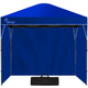 RED TRACK 3x3m Ultra Compact Folding Gazebo, Walls, Carry bag, Portable Outdoor Popup Marquee for Camping Beach, Navy Blue - Mekamart Australia