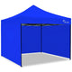 RED TRACK 3x3m Premium Pop Up Gazebo Marquee, Patented Steel Cable Canopy Support System, Wheeled Carry Bag, Side Walls, UV Block, Reinforced Frame, Blue - Mekamart Australia