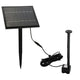 PROTEGE 5W Solar Powered Fountain Submersible Water Pump Panel Kit Garden Pond - Mekamart Australia