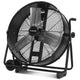 BAUMR-AG 24" 610mm 260W Industrial Mobile Floor Drum Fan, Tilting, Large, Commercial, Heavy-duty Frame, EESS Certified - Mekamart Australia