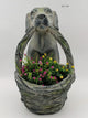 Dog with basket Planter - Mekamart Australia