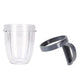 For Nutribullet Short Cup + Handheld Lip Ring For Most Nutri 600 and 900 Models - Mekamart Australia
