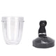 For Nutribullet Short Cup + Fliptop Lid - Suits Nutribullet 600 and 900 Models - Mekamart Australia