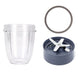 For Nutribullet Short Cup + Extractor Blade + Grey Seal - For 900 and 600 Models - Mekamart Australia