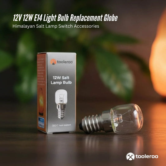 12V 12W E14 Light Bulb Replacement Globe -Himalayan Salt Lamp Switch Accessories