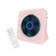 Tooleroo USB Rechargeable Desktop CD Player Speaker β Bluetooth Portable Pink