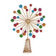 Christabelle Christmas Tree Topper Glittery Baubles Gold Decoration Ornaments - Mekamart Australia