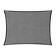 Wallaroo 280gsm Outdoor Sun Shade Sail Canopy Grey - 4m X 5m - Mekamart Australia