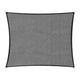 Wallaroo Outdoor Sun Shade Sail Canopy Grey Rectangle 2 x 2.5M - Mekamart Australia