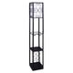 Sarantino Metal Etagere Floor Lamp with Wine Holder Shelf - Mekamart Australia