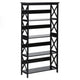 Sarantino Daphne 5-tier Cross Panel Bookshelf - Mekamart Australia