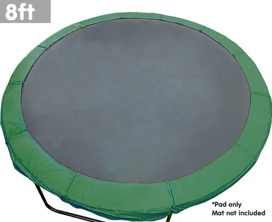 Kahuna 8ft Trampoline Replacement Spring Pad Round Cover - Green - Mekamart Australia