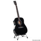 Karrera 41in Acoustic Wooden Guitar with Bag - Black - Mekamart Australia