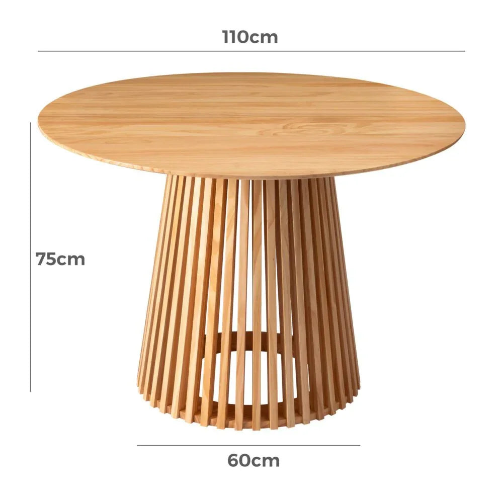 Palmer Natural Dining Table - Mekamart Australia