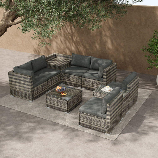 9-Piece Outdoor Setting - Mekamart Australia