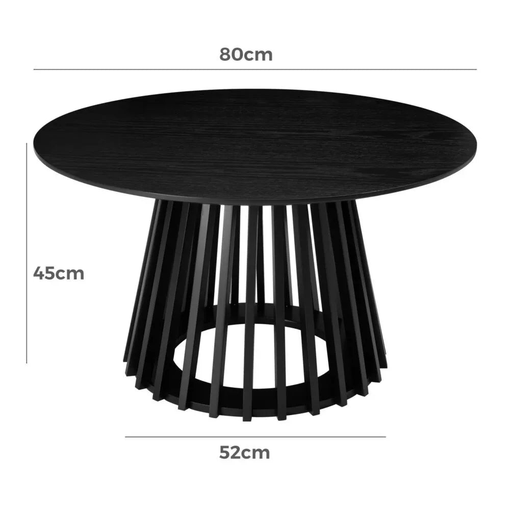 Palmer Slatted Sphere Coffee Table - Mekamart Australia
