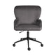 Desk Armchair - Home Office Swivel Chair Adjustable Height Seat PLUME GREY - Mekamart Australia