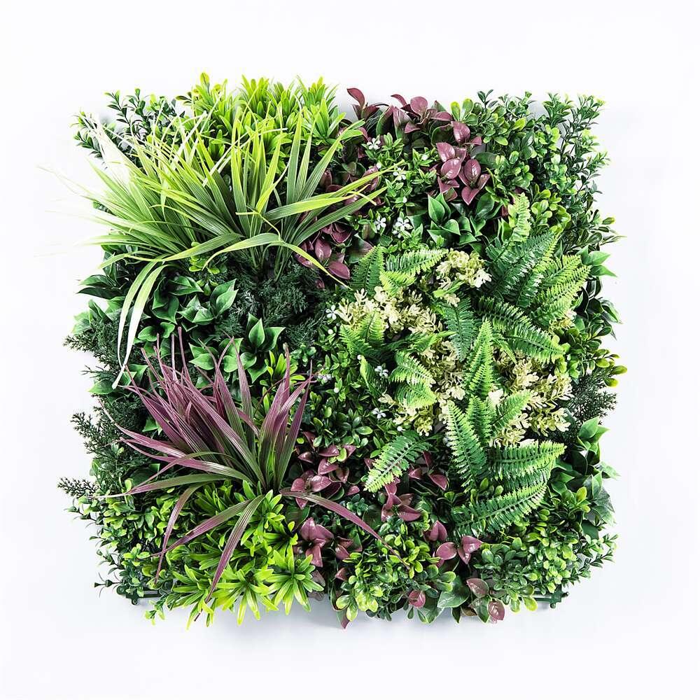 YES4HOMES 12 Artificial Plant Wall Grass Panels Vertical Garden Foliage Tile Fence 50X50 CM - Mekamart Australia