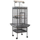 YES4PETS 153 cm Large Bird Budgie Cage Parrot Aviary With Metal Tray and Wheel