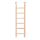 YES4PETS 4 x Small Wooden Ladder Bird Budgie Canary Hamster Gerbil Mouse Rats Cage Toys