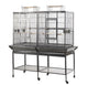 YES4PETS XL 184 cm Bird Cage Pet Parrot Aviary Perch Castor Wheel Removable Divider