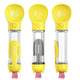 YES4PETS 4 in 1 Portable Pet Dog Puppy Cat Drinking Mug Water Feeder Bottle Valve Travel Bottle Yellow - Mekamart Australia