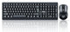 AOC KM210B/97 Home & Office Wireless Keyboard & Mouse Combo 2.4G USB Black
