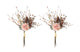 Artificial Chrysanthemums Natural Bouquet 35cm - Set of 2 Bunch - Mekamart Australia