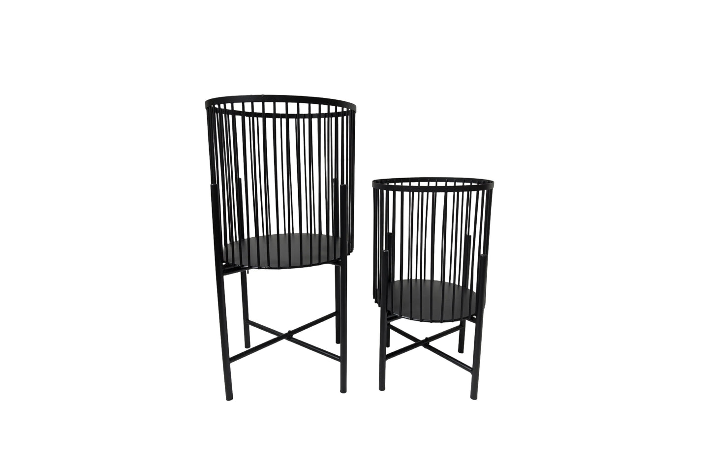 Logan Planter - Set of 2 - Black - Mekamart Australia