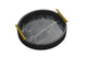 Maison Round Tray - Large - Black - Mekamart Australia