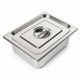 Commercial Stainless Steel GN 1/2 100mm Deep Gastronorm Bain Marie Buffet Steam Table Food Pan with Lid