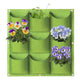 9 Pockets Wall Hanging Planter Planting Grow Bag Vertical Garden Vegetable Flower Green - Mekamart Australia