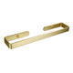 Gold Kitchen Bathroom Paper Holder Towel Holder Self Adhesive or Screw Mount 40cm - Mekamart Australia