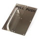 304 Stainless Steel Commercial Door Pull Push Handle Plate Set for Bathrooms, Stairwell Fire Doors etc
