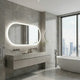 Interior Ave - 60 x 120cm Oval Frameless LED Bathroom Mirror