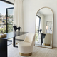 Interior Ave - Halo Arched Floor Length Mirror β Gold | Signature Series