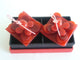 2 Red Lotus Floating Candles in Red Black Gift Box Set Birthday Xmas Valentine Mothers Day Gift Present - Mekamart Australia