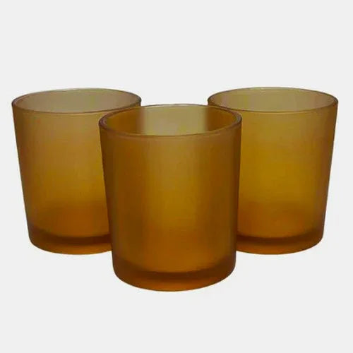 40 Pack Brown Frosted Glass Votive Tealight Candle Holders House Party Centerpiece Xmas Wedding Decor Glass Candlestick Party Decorations Bridal Valentines Event - Mekamart Australia