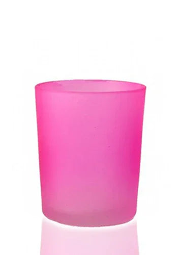 40 Pack Pink Frosted Glass Votive Tealight Candle Holders House Party Centerpiece Xmas Wedding Decor Glass Candlestick Party Decorations Bridal Valentines Event - Mekamart Australia