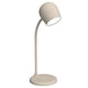 Kreafunk Ellie Lamp W/ Qi Charger And Bluetooth Speaker - Ivory Sand - Mekamart Australia