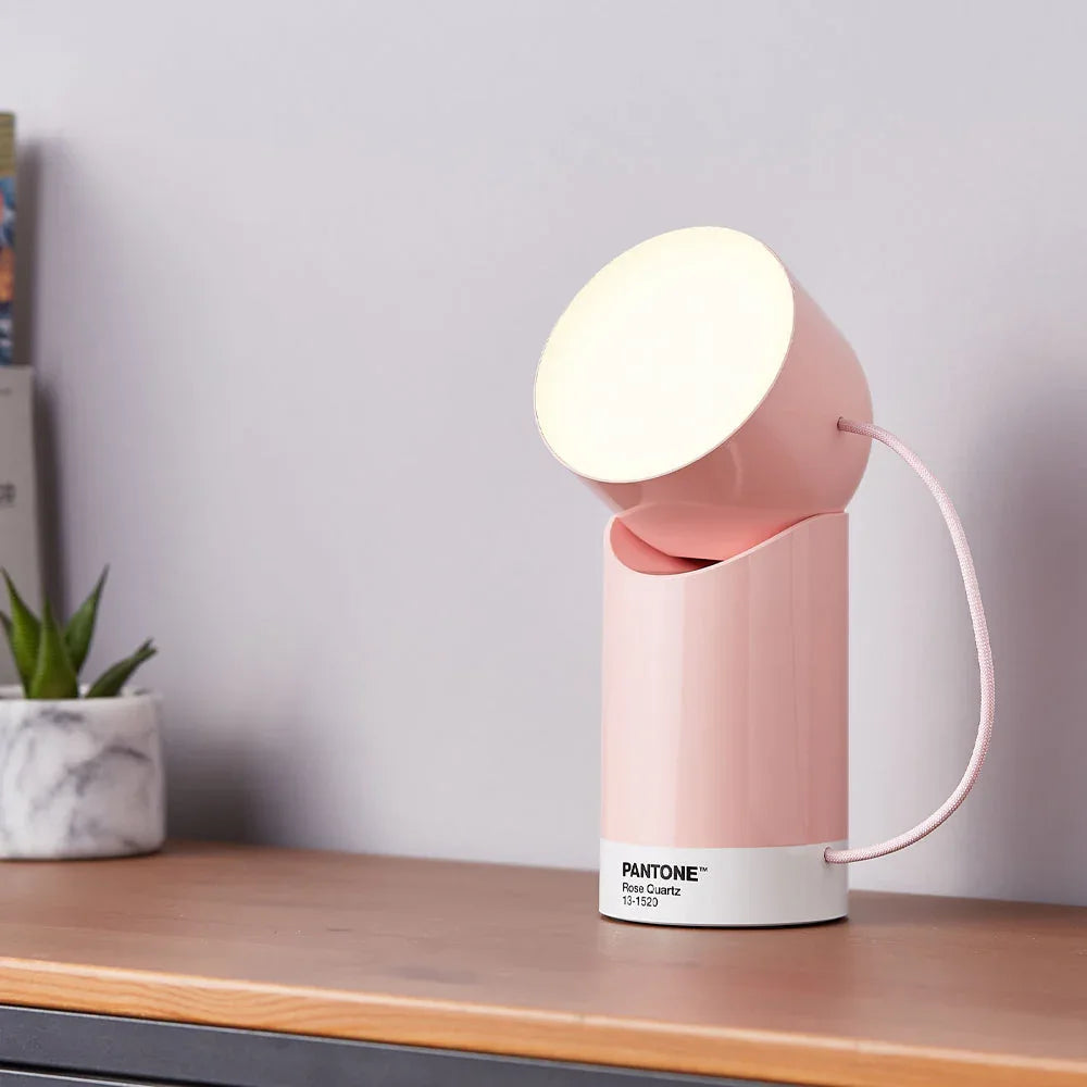 Lexon Orbe Portable Led Lamp With Moving Head PANTONE - Rose Pink - Mekamart Australia