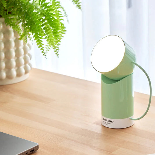 Lexon Orbe Portable Led Lamp With Moving Head PANTONE - Green - Mekamart Australia