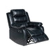 Chelsea 1R Seater Finest Leatherette Recliner Feature Console LED Light Ultra Cushioned - Mekamart Australia