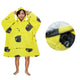 Blanket Hoodie with Sherpa Reverse Yellow King Kong - Mekamart Australia