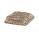 Soft Plain Faux Mink Blanket Queen Latte - Mekamart Australia