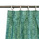 Pair of Acrylic Coated Damask Green Tape Edge Curtains - Mekamart Australia