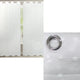 Bubble White Pair of Sheer Eyelet Curtains 140 x 223cm - Mekamart Australia